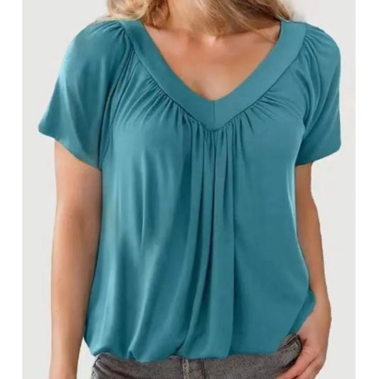 Camiseta Casual de Manga Corta