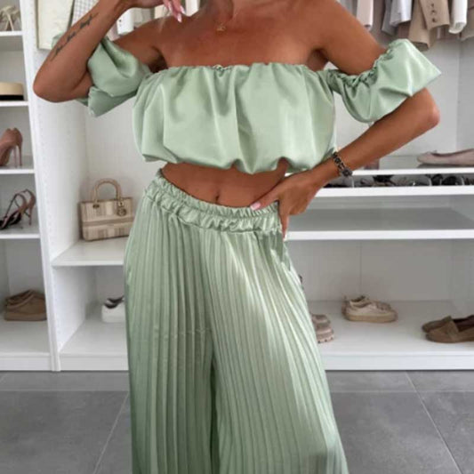 Conjunto Sueño de Capri - ( Top + pantalones)