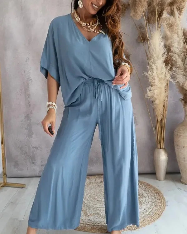 conjunto casual de 2 piezas para mujer