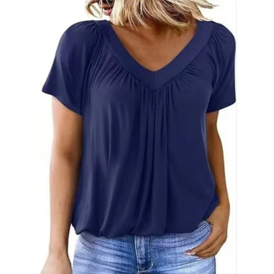 Camiseta Casual de Manga Corta