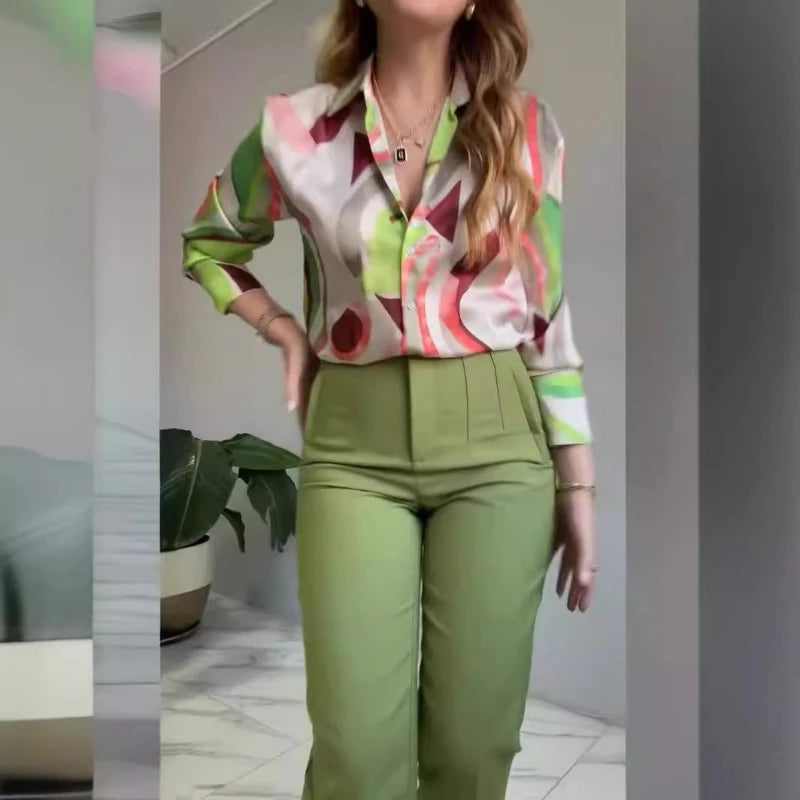 Conjunto Luang Praban ( Camisa + pantalón)