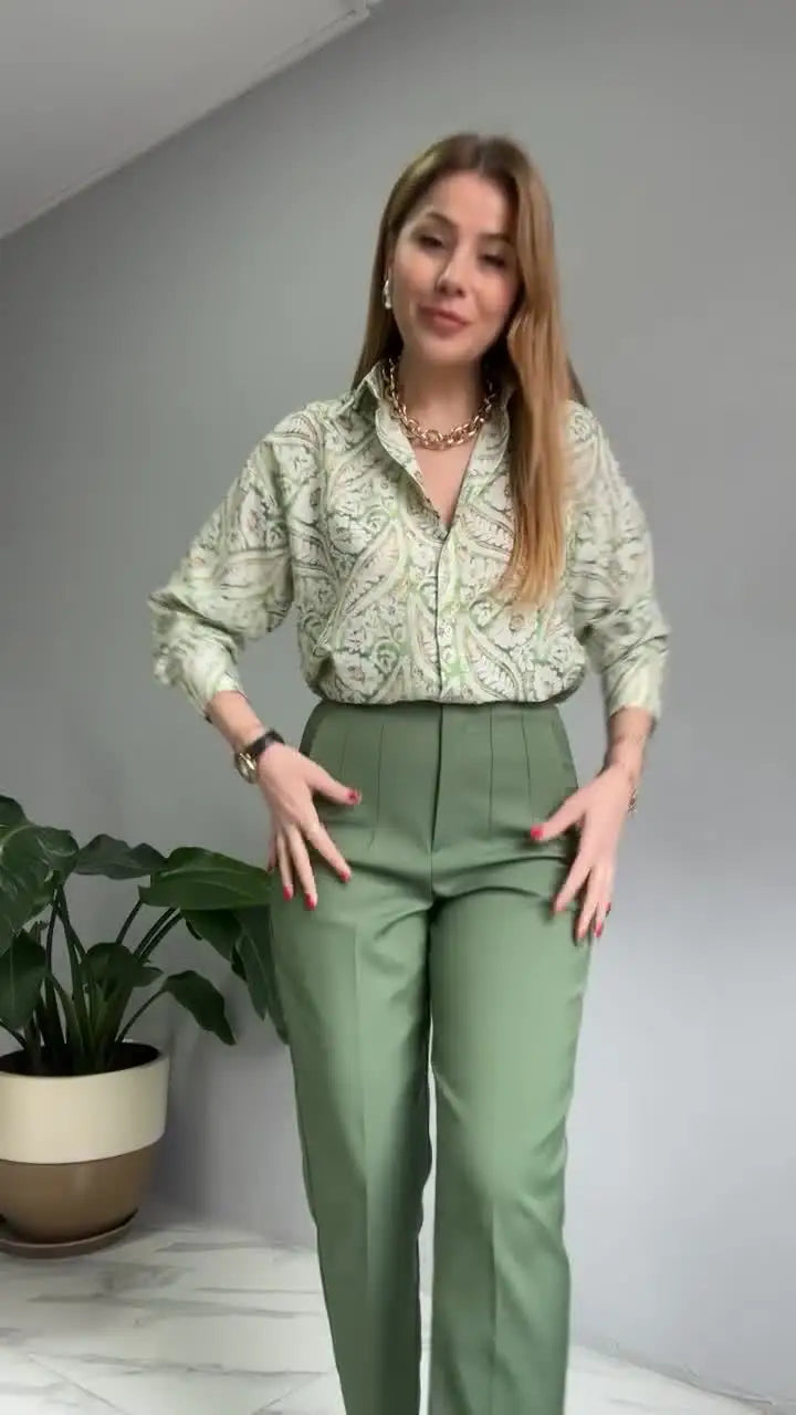 Conjunto Luang Praban ( Camisa + pantalón)