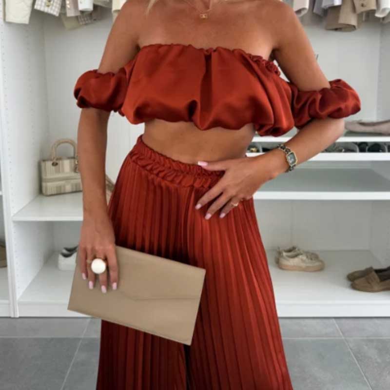 Conjunto Sueño de Capri - ( Top + pantalones)