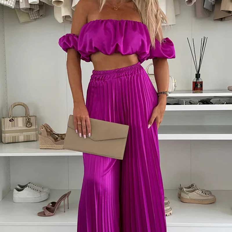 Conjunto Sueño de Capri - ( Top + pantalones)