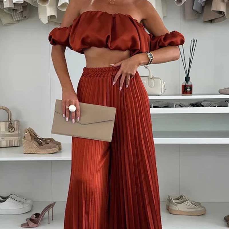 Conjunto Sueño de Capri - ( Top + pantalones)